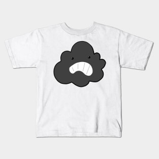 funny cloud and again angry Kids T-Shirt